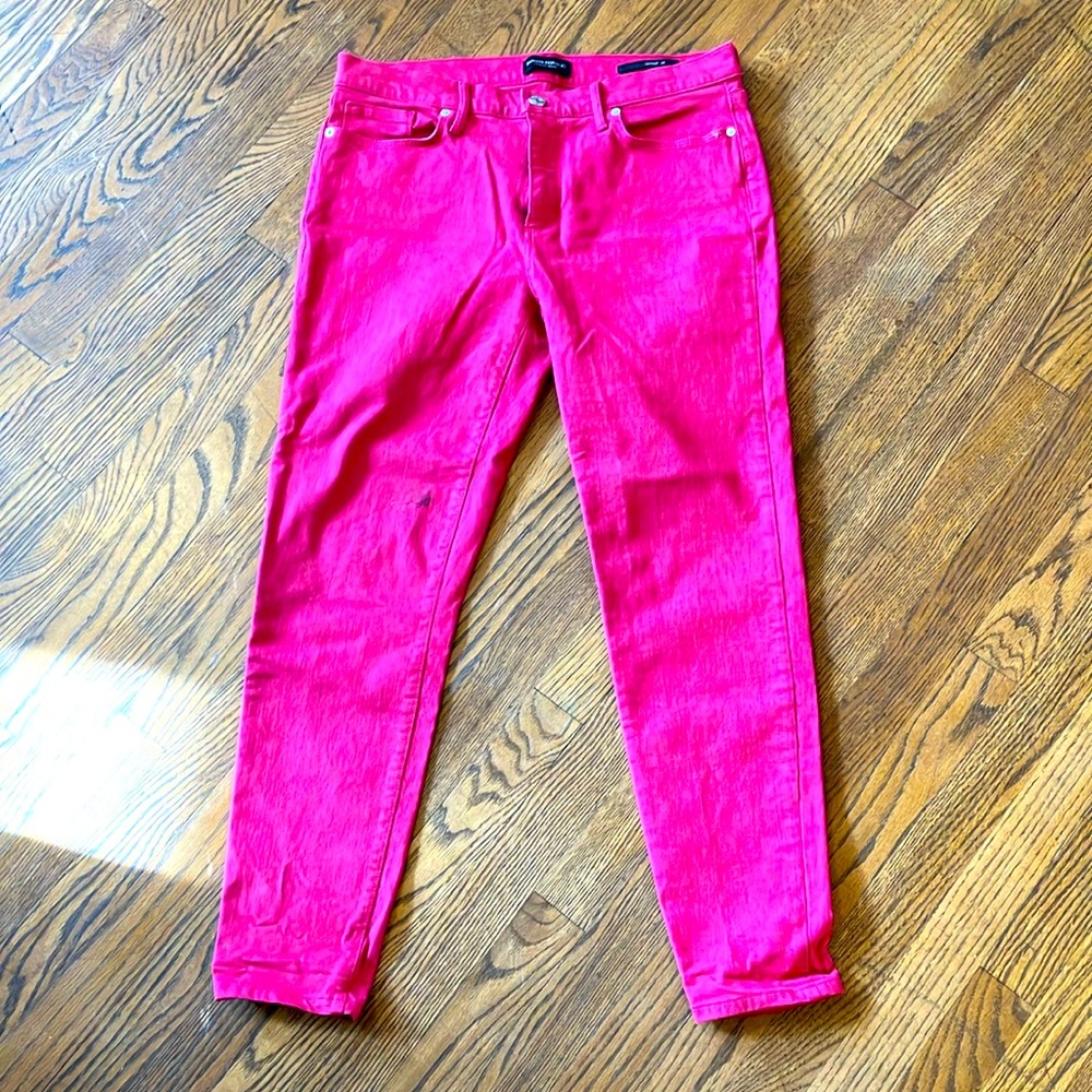 Pink Banana Republic Premium Denim Stretch Skinny Jeans